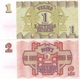 Lettonie Latvia : Série De 2 Billets 1 Rublis & 2 Rubli 1992 UNC - Lettland