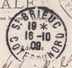 Delcampe - 1909 - CP De Amparihy Vers Saint Brieuc - Ligne Réunion Marseille L.V N°2 - 5 C  Groupe - Cachet à Date D'arrivée - Covers & Documents