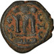 Monnaie, Arabo-Byzantines, Fals, 685-692, Hims (Emesa), TB+, Bronze - Islamische Münzen