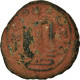 Monnaie, Arabo-Byzantines, Fals, 685-692, Hims (Emesa), TB+, Bronze - Islamic