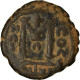 Monnaie, Arabo-Byzantines, Fals, 670s-680s, Ba'albakk, TB+, Bronze - Islamische Münzen