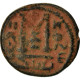 Monnaie, Arabo-Byzantines, Fals, 670s-680s, Ba'albakk, TTB, Bronze - Islamische Münzen