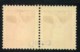 1950, 10 Zl. Bierut, Horizontal Pair Handstamped "Groszy" Over Both Stamps - Other & Unclassified