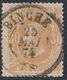émission 1869 - N°33 Obl Double Cercle "Binche". Superbe / Collection Spécialisée - 1869-1883 Leopoldo II