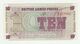 Banknote British Armed Forces 10 New Pence 6th Series 1972 UNC - British Armed Forces & Special Vouchers