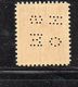 XP2856 - CANADA 1942 , 4 Cent **  MNH PERFIN PERFINS - Perfins