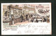 Lithographie Berlin, Russisch-Polnisches Restaurant Eremitage, Französische Strasse 27 - Mitte