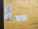 Italien 1923 Einschreiben Roma N. 15 Stempel L2 Raccomandata Stampe Nach Ludwigslust Gesendet - Eilsendung (Eilpost)