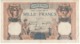 FRANCE   1'000  Francs   P90  "Cérès Et Mercure"   Dated  30 Mars 1939 - 1 000 F 1927-1940 ''Cérès Et Mercure''