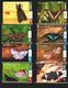 Uruguay Chip Phonecards From State Telecom  Company ANTEL Collection Lot Complete Sets Of 24 Butterfly XF Condition - Papillons