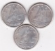Canada 3 Pièces En Argent De 10 Cents 1960 (2) Et 1966 - Canada
