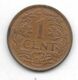 *netherlands Antilles 1 Cent 1961  Km 1  Unc /ms63 - Nederlandse Antillen