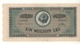 ROMANIA  1'000'000 Lei     P60a   Dated  16-4-1947 - Romania