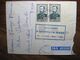 TCHAD 1952 Centenaire De Brazza Fort LAMY France Saintes Bloc Sur Lettre Enveloppe Cover Colonie AEF - Storia Postale