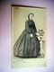 PHOTO CDV 19 EME FEMME ELEGANTE ROBE  MODE  Cabinet OPSOR A ST VALERY EN CAUX - Oud (voor 1900)