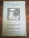 Nivelles - Programme Des Concerts De Carillon 1937 - Programma's