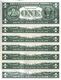 USA, 7 X 1$ Dollars 2013F, Atlanta Consecutive SerialNo.,as Scan - Federal Reserve Notes (1928-...)