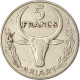 Monnaie, Madagascar, 5 Francs, Ariary, 1977, Paris, TTB, Stainless Steel, KM:10 - Madagascar