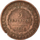 Monnaie, États Italiens, SARDINIA, Carlo Felice, 5 Centesimi, 1826, Genoa, TB+ - Italian Piedmont-Sardinia-Savoie