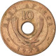 Monnaie, EAST AFRICA, George V, 10 Cents, 1922, TB+, Bronze, KM:19 - Afrique Orientale & Protectorat D'Ouganda