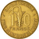 Monnaie, West African States, 10 Francs, 1975, TTB, Aluminum-Nickel-Bronze - Costa D'Avorio