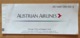 AUSTRIAN AIRLINES TICKET 12SEP99 VIENNA ANAPA - Biglietti