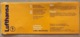 LUFTHANSA TICKET 13JUL98 ROME NICE ROME - Biglietti