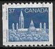 Canada 1988. Scott #1194 (U) Parliament, Library  *Complete Issue* - Rollo De Sellos