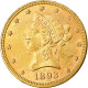 Monnaie, États-Unis, Coronet Head, $10, Eagle, 1893, U.S. Mint, Philadelphie - 10$ - Eagles - 1866-1907: Coronet Head (Tête Couronnée)