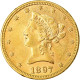 Monnaie, États-Unis, Coronet Head, $10, Eagle, 1897, U.S. Mint, Philadelphie - 10$ - Eagle - 1866-1907: Coronet Head