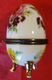 SUPERBE ANCIEN OEUF EN PORCELAINE DECOREE - GENRE FABERGE - Huevos