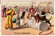 6 Chromo Litho Cards Advertising Swiss Chocolate SUCHARD Set68A C1898 Circus Scenes Pigs Clowns Horses Manege - Suchard