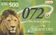 Kenya, KE-SAF-REF-0002A, KSh 500, Safaricom Recharge, Lion, Expiry 2003/03/31, 2 Scans. - Kenya