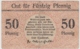 (D1208) Geldschein 50 Pf. Notgeld D. Stadt Waltershausen 1920/21 - Andere & Zonder Classificatie