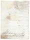 1799 COPIE LETTRE POUR SEIGNEURS ENREGISTREMENT A LOISEL DIRECTEUR CARCASSONNE SUR COMPTES CITOYEN VERRIEU - Documents Historiques