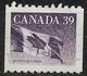 Canada 1990. Scott #1194B (U) Canadian Flag - Coil Stamps