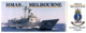 (G 25) Stickers / Autocollant - Australian RAN (Navy) HMAS Leeuwin & Melbourne (2 Stickers) - Altri & Non Classificati