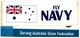 (G 25) Stickers / Autocollant - Australian RAN (Navy) Navy (2 Stickers) - Altri & Non Classificati