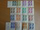 LOT 16 COINS DATES TIMBRES FRANCE NEUF. - Altri & Non Classificati