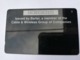 BARBADOS   $10-  Gpt Magnetic     BAR-16C  16CBDC  BRIDGE CRUISE TERMINAL    NEW  LOGO   Very Fine Used  Card  ** 2895** - Barbades