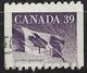 Canada 1990. Scott #1194B (U) Canadian Flag - Roulettes