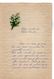 VP17.241 - 1921 - Lettre Illustrée Papier Gaufré Double Page Avec Découpi Fleurs - Melle Léontine MILON à PELLOUAILLES - Bloemen