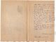 VP17.241 - 1921 - Lettre Illustrée Papier Gaufré Double Page Avec Découpi Fleurs - Melle Léontine MILON à PELLOUAILLES - Blumen