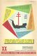 8816" XX CAMPAGNA NAZIONALE ANTITUBERCOLARE 1957" -CARTOLINA POSTALE ORIGINALE NON SPEDITA - Health