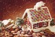 Gingerbread House Honey Cake Sweets Xmas Tea Party Time ~ Postcard Modern - Otros & Sin Clasificación