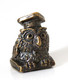 Thimble WISE OWL On Book In Academic Cap Solid Brass Metal Russian Souvenir Collection - Thimbles