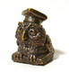 Thimble WISE OWL On Book In Academic Cap Solid Brass Metal Russian Souvenir Collection - Thimbles