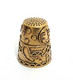 Thimble MATRESHKA DOLL Folk Ethnic Brass Metal Russian Souvenir Collectible - Dés à Coudre