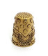 Thimble MATRESHKA DOLL Folk Ethnic Brass Metal Russian Souvenir Collectible - Dés à Coudre