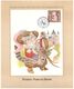 (International Year Of The Child 4-8-2020) 1979 Stamp Presentation Chidren Story Card (22x 28 Cm) France & El Salvador - Other & Unclassified